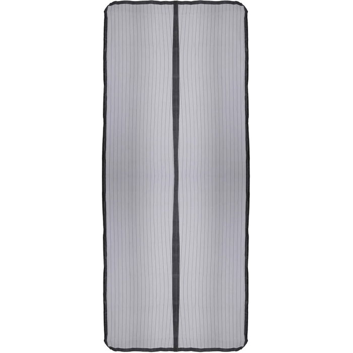 Moustiquaire Progarden Magnétique 2 Pièces Portes Fibre de Verre Noir (50 x 220 cm)