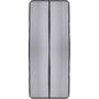 Moustiquaire Progarden Magnétique 2 Pièces Portes Fibre de Verre Noir (50 x 220 cm)