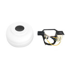 Edm Ventilateur de remplacement Floron réf. 33806 Blanc Ø 131 x 56 mm