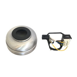 Edm Floron Réf. 33807 - Pièce de rechange ventilateur chromée en aluminium Ø131 x 56 mm
