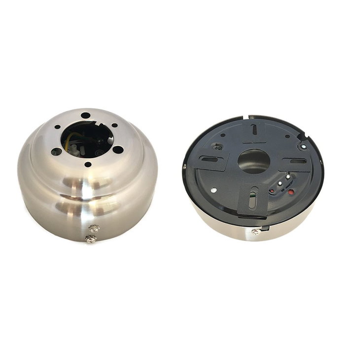 Edm 33984 Floron Pièce de rechange ventilateur chromé aluminium Ø131 x 55 mm Edm 33984 Floron Pièce de rechange ventilateur chromé aluminium Ø131 x 55 mm