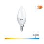 Edm Ampoule LED Bougie E14 7W 600lm 6400K Blanc Froid 3.5x10.7cm