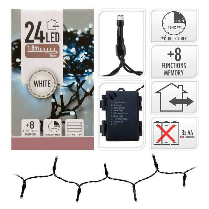 Guirlande lumineuse LED 2,3 m 1,8 m