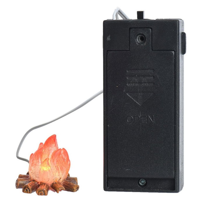 Lumineo Accessoire de feu pour crèche LED 3 x 3 x 3 cm Lumineo Accessoire de feu pour crèche LED 3 x 3 x 3 cm