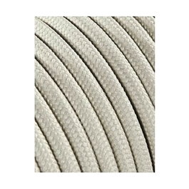 Edm Carreau de câble cordon tubulaire H03VV-F 2 x 0,75 mm² coton, 5 m