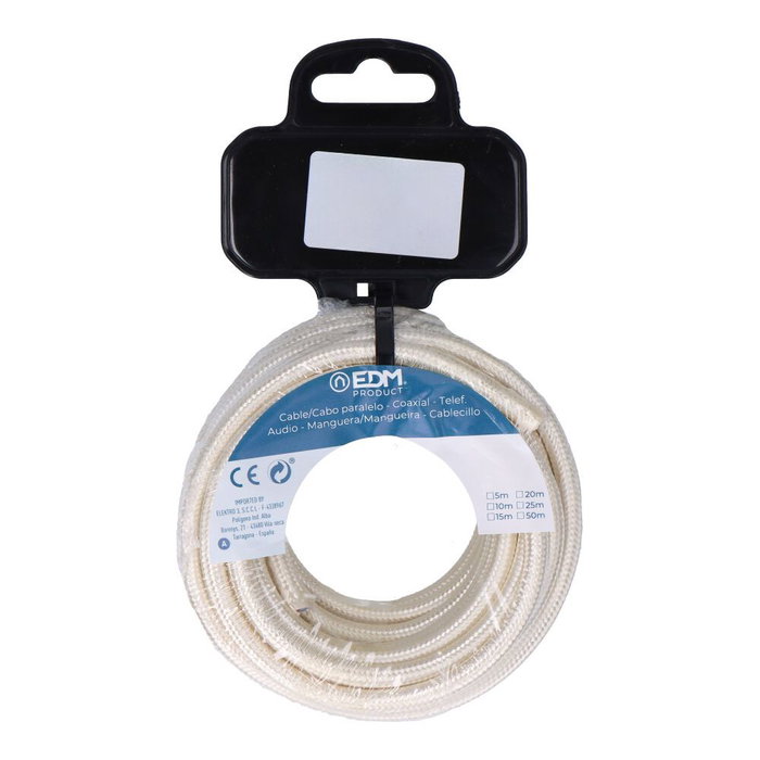 EDM Product Câble EDM 11850 C15 Beige 2 x 0,75 mm 5 m