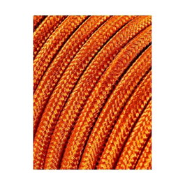 Edm Carrete câble cordon tubulaire H03VV-F 2 x 0,75 mm² oro oscuro, 5 m
