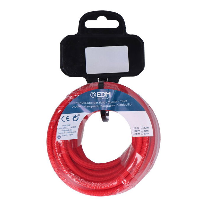 EDM Product Câble EDM 11854 C62 Rouge 2 x 0,75 mm 5 m