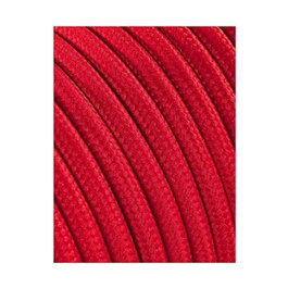 Edm Carrete de câble cordon tubulaire H03VV-F 2 x 0,75 mm² rouge, 5 m