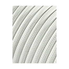 Edm Carreau câble cordon tubulaire H03VV-F 2 x 0,75 mm² blanc, 5 m