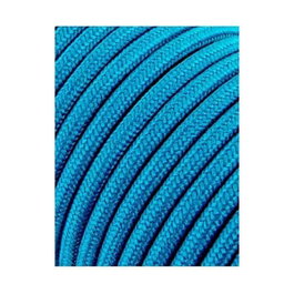 Edm Carrete câble cordon tubulaire H03VV-F 2 x 0,75 mm² bleu clair, 5 m
