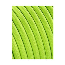 Edm Carreau de câble cordon tubulaire H03VV-F 2 x 0,75 mm² jaune fluo, 5 m