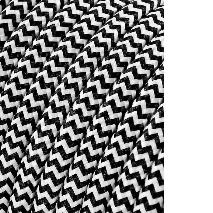 Câble EDM 11866 Blanc/Noir 2 x 0,75 mm 5 m