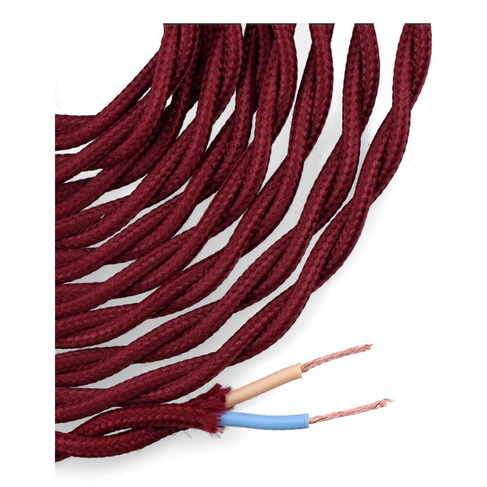 Câble EDM 11871 C08 Bordeaux 2 x 0,75 mm 5 m Câble EDM 11871 C08 Bordeaux 2 x 0,75 mm 5 m