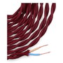 Câble EDM 11871 C08 Bordeaux 2 x 0,75 mm 5 m