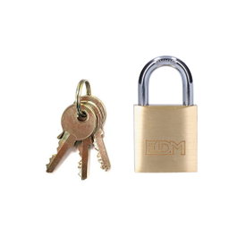 Edm Cadenas en laiton avec anse normale, 30 mm, blister