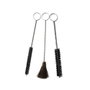 Benson Ensemble de 3 brosses métalliques variées - Noir