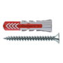 Fischer Chevilles et vis duopower 8 x 40 mm (50 Unités) avec vis 5 x 55 mm