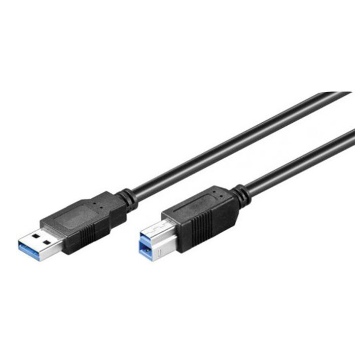 Câble USB A vers USB B EDM 51264 Noir 1,8 m Câble USB A vers USB B EDM 51264 Noir 1,8 m
