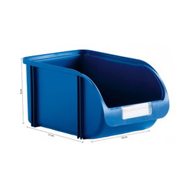 Plastiken Titanium Tiroir empilable bleu 10 x 17 x 9 cm 1,5 L pour usage professionnel et domestique