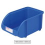 Plastiken Gavette empilable Titanium bleu titanium 16x25x13 cm