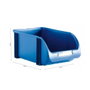 Plastiken Bac empilable Titanium bleu 20 L 27 x 42 x 19 cm polypropylène