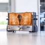 Edm Tostadora Vertical 700W Acier Inoxydable 4 Tranches Grille-Pain