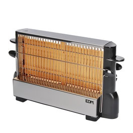 Edm Tostadora Vertical 700W Acier Inoxydable 4 Tranches Grille-Pain