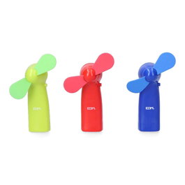 Edm Ventilateur à piles Funny Colors couleurs assorties
