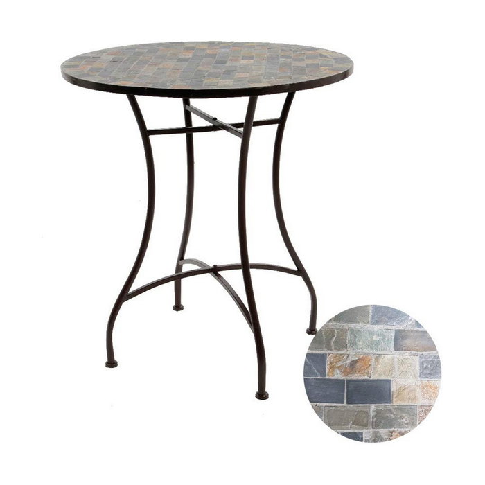 Table d'appoint Stuttgart Marron Fer (70 x 77 cm) Table d'appoint Stuttgart Marron Fer (70 x 77 cm)