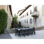 BigBuy Home Table de jardin QUEEN effet rotin - Anthracite - 220 x 90 x 72 cm