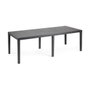 BigBuy Home Table de jardin QUEEN effet rotin - Anthracite - 220 x 90 x 72 cm