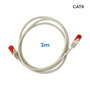 EDM Product Câble Réseau Rigide UTP 6ème Catégorie 56035 Gris 3 m