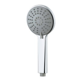 Edm Pommeau de douche rond 3 fonctions chrome anticalcaire