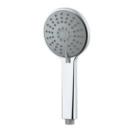Edm Réf. EDM Poignée de douche anticalcaire Round 3 fonctions chromé ABS ø10,3x3x23,5cm