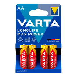 Varta Longlife Max Power AA LR06 - Pack de 4 piles alcalines