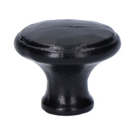Edm Poignée de porte en fer noire, 38 mm
