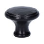Edm Pomo de porte en fer noir, 38 mm