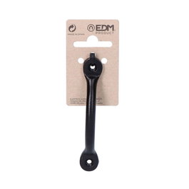 Edm Tirador de puerta en acier noir 100 mm
