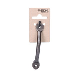 Edm Tirador de porte en acier, nickel mat, 120 mm