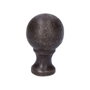 Edm Pomo de porte forme boule en fer ancien 18 mm