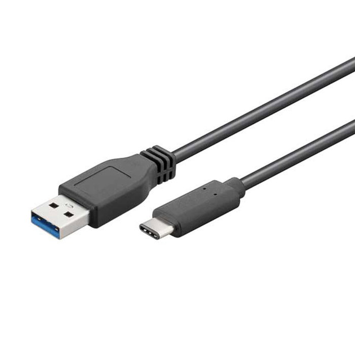 Câble USB A vers USB-C EDM 51247 Noir 1 m Câble USB A vers USB-C EDM 51247 Noir 1 m