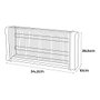 Edm 06022 - Appareil anti-insectes électrique professionnel 2x15W 100m² 54,2x10x26,5cm noir 340°