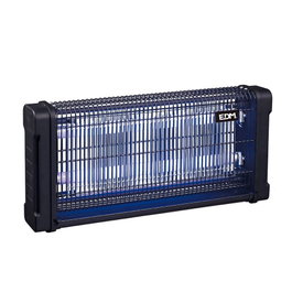 Edm 06022 - Appareil anti-insectes électrique professionnel 2x15W 100m² 54,2x10x26,5cm noir 340°