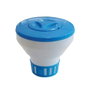 Edm Dispensateur flottant de produits chimiques en pastilles ou granulés, ø22,5 x 20 cm, bleu, polypropylène