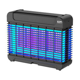 EDM Tue-insectes électrique professionnel LED Noir