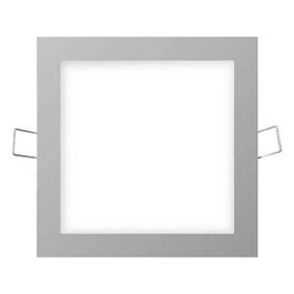 Edm Mini downlight LED encastrable carré 6W 6400K chrome