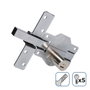 Edm Serrure de sécurité avec pêne nickel 83 x 170 mm ø 26 mm inclut 5 clés
