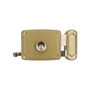 Serrure en applique EDM 85263 Doré Acier 120 x 94 mm Recouvrir