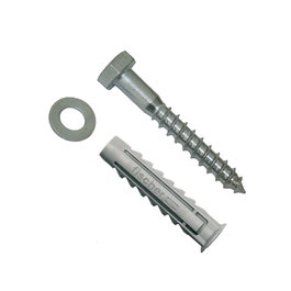 Fischer WL Cheville + Vis Ø10x80 mm, Blister 2 Pièces